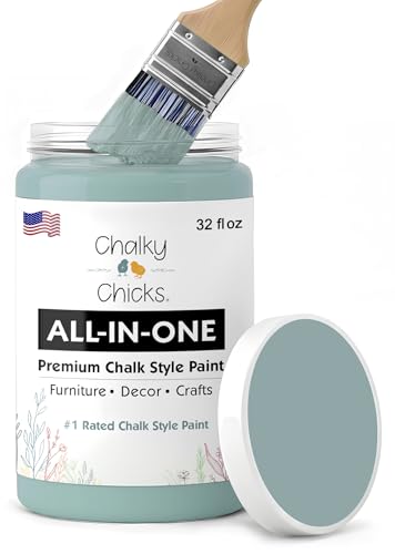 Stormy Seas 32 Fl Oz Chalk Paint for Furniture All in One