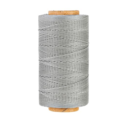 Bonded 0.8mm Round Waxed Polyester Cord (588 Foot)