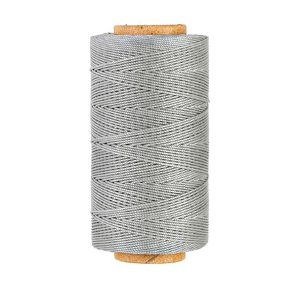 Bonded 0.8mm Round Waxed Polyester Cord (588 Foot)
