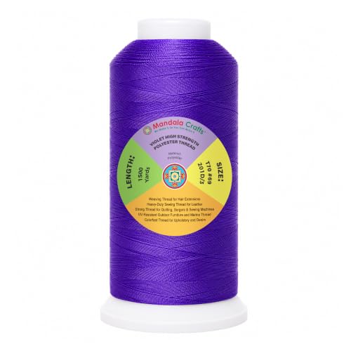 Violet Tex 70 Polyester Heavy Duty Thread for Upholstery