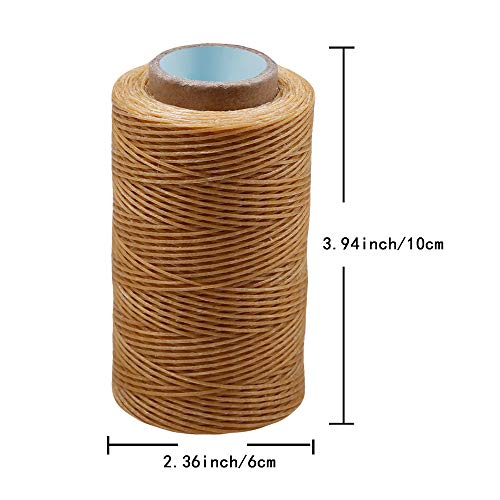 284Yards Leather Sewing Waxed Thread (852 Foot)