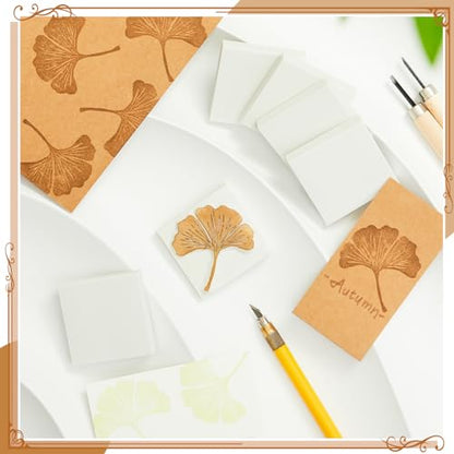 24 Pcs 2" x 2" Rubber Carving Block Printmaking Stamp (24 Count)