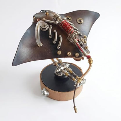 3D Metal Puzzles Model Kits for Adults Steampunk Mechanical Manta Ray 160+ Parts 2