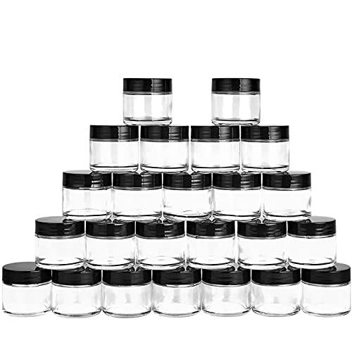 2 oz Glass Jars with Lids (24 Count)