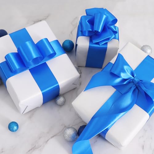 100 Yard Royal Blue Satin Ribbon 1