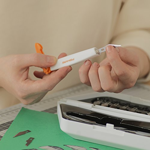 Easy Change Precision Craft and Utility Knife Set with 12 Blades