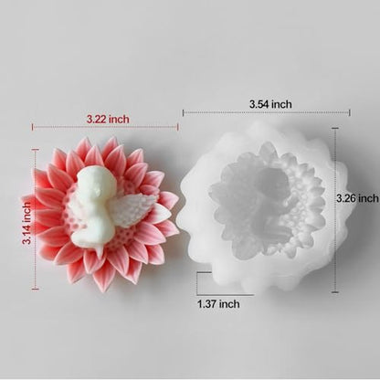 Flower Candle Molds