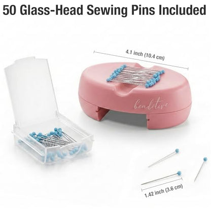 Magnetic Pin Cushion with Drawer (50 Count)