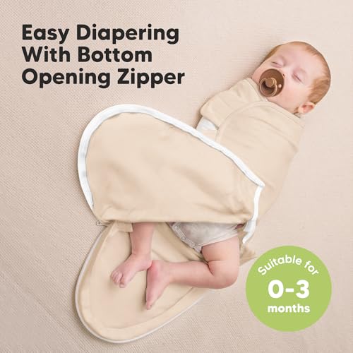 Newborn Swaddles with Zippers (3 Count)