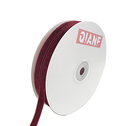 Vintage Burgundy Velvet Ribbon (75 Foot)