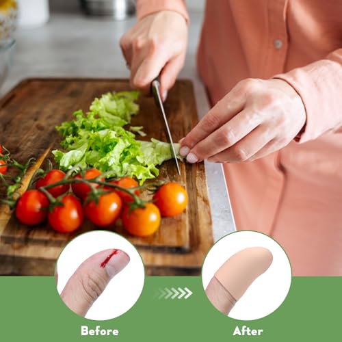 10 Pack Silicone Gel Finger Cots (10 Count)
