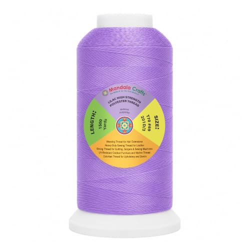 Lilac Tex 70 Polyester Heavy Duty Thread for Upholstery