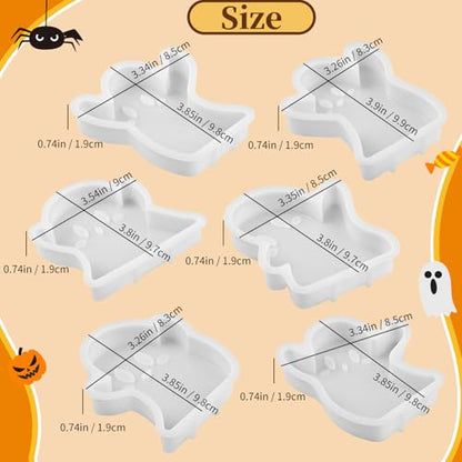 Halloween Candle Molds (6 Count)