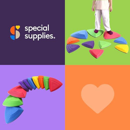 10 Stepping Stones for Kids Indoor and Outdoor Balance Blocks Promote Coordination