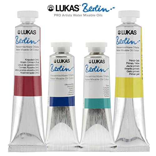 Berlin Pro Artists Water Mixable Oil Paint 37 ml Tube Turquoise