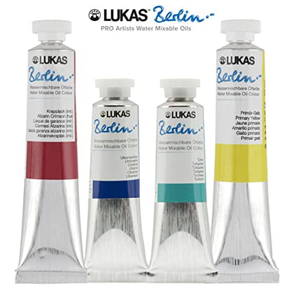 Berlin Pro Artists Water Mixable Oil Paint Set of 6 (7.5 Ounce)
