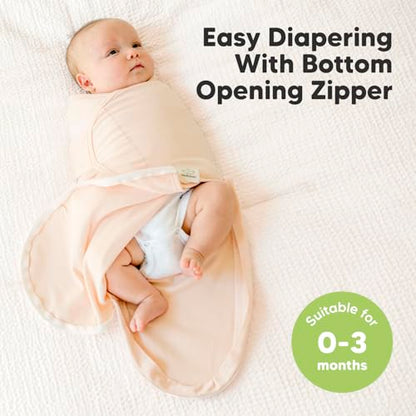 Newborn Swaddles with Zippers (3 Count)