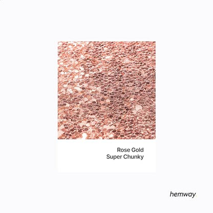 Resin Glitter Rose Gold 100g Super Chunky (3.5 Ounce)