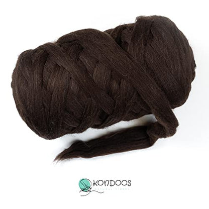Natural Wool Bulky Chunky Yarn roving