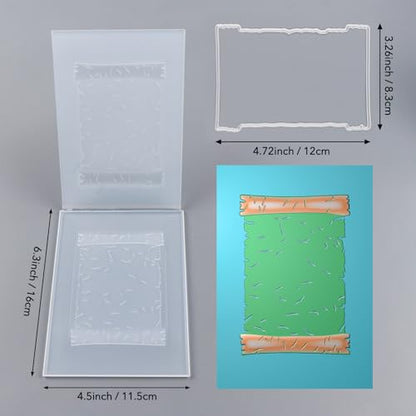 3D Embossing Folder and Metal Die Set for Card Making