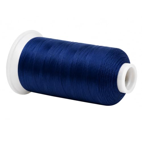 Navy Blue Tex 70 Polyester Heavy Duty Thread for Upholstery