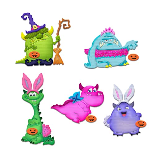 Halloween Clear Silicone stampReusable Stamp with Pumpkins