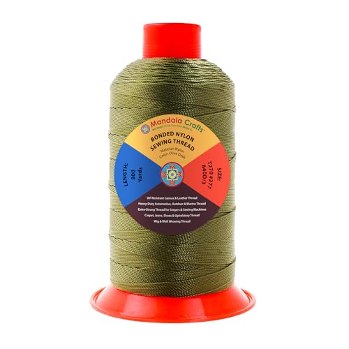 Size 277 840D T270 Olive Drab Bonded Nylon Thread