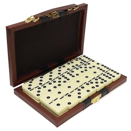 Premium Double 6 Dominoes Set (28 Count)