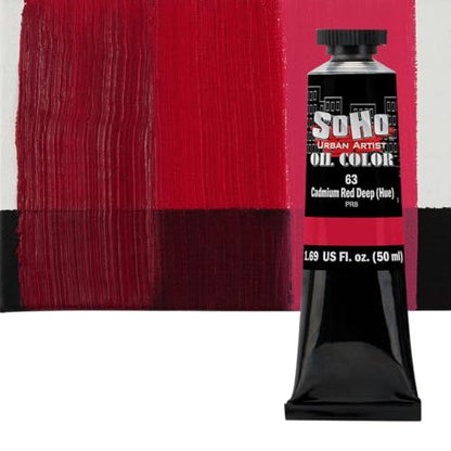 Oil Paint Cadmium Red Deep Hue
