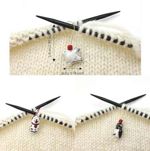 Handmade Animal Stitch Markers for Knitting