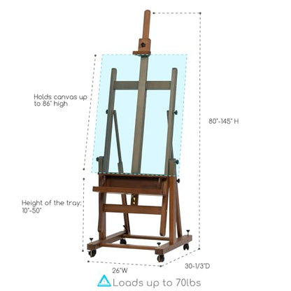 Enlarged H Frame Art Easel
