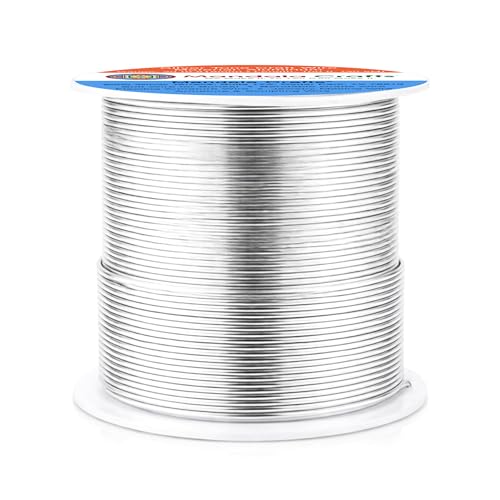 20 Gauge Silver Tone Anodized Aluminum Craft Wire (100 Foot)