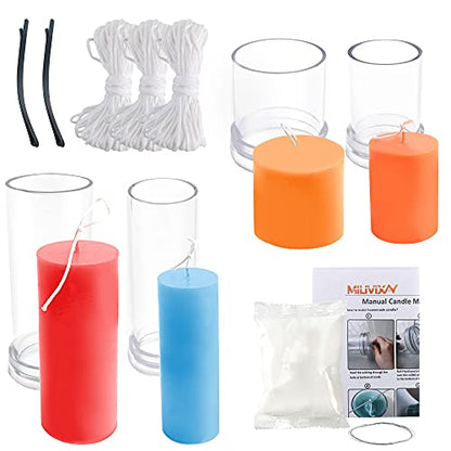 Cylinder Candle Mold Set