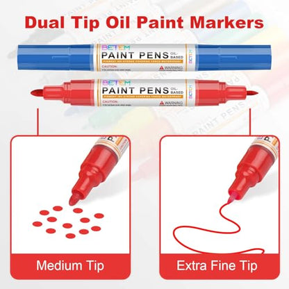 9 Count Oil Based Paint Pens