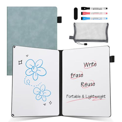 Portable Dry Erase Whiteboard Notebook