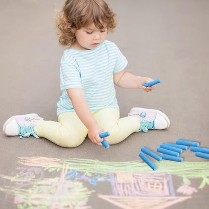 20 Pcs Sidewalk Chalks for Kids Non Toxic Jumbo Chalk for Party Gift Outdoor Art Classroom Play Painting (20 Count)