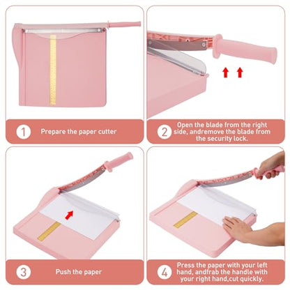 Paper Cutter Paper Slicer with Safety Guard and Blade Lock
