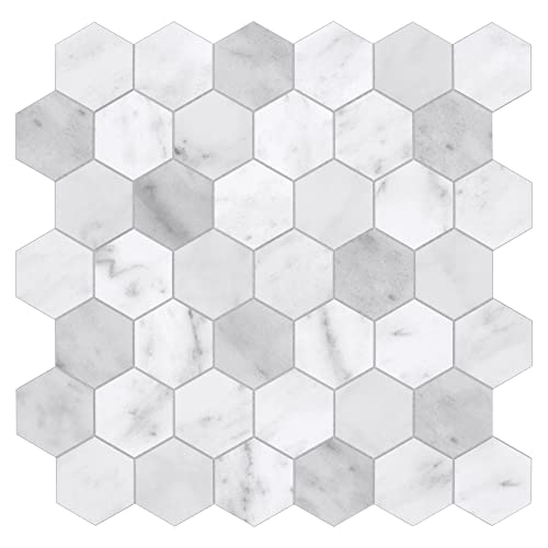 10 Sheet Peel and Stick Backsplash (9 Sq Ft)