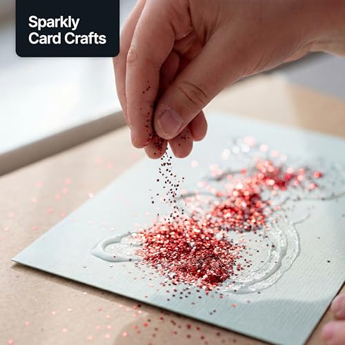 Craft Glitter Red 100g Extra Chunky Glitter (3.5 Ounce)