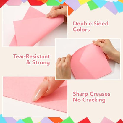 20 Colors Origami Paper 6 × 6 In