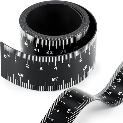 1 Pcs 39.37 Inch Magnetic Ruler Flexible Tape Magnetic Tape Measure with Both Inches and Centimeters