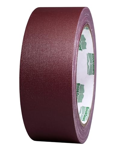 1-1/2 Inch Burgundy Bookbinding Repair Tape, 15 Yard Roll