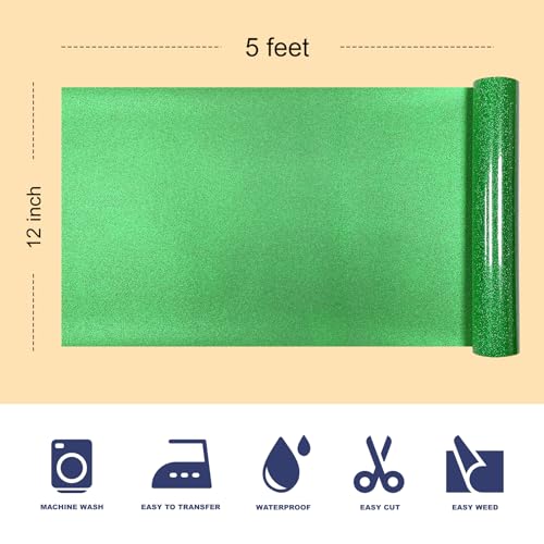 Glitter Puff Heat Transfer Vinyl