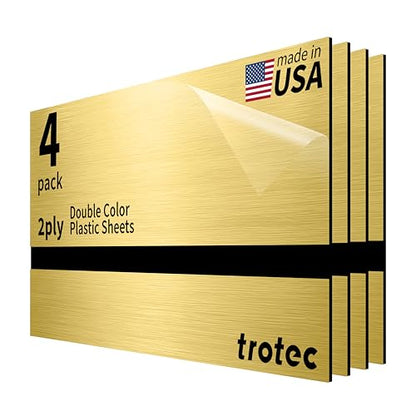Metallic Looking Acrylic Sheet (4 Count)