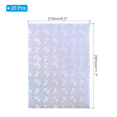 11.7x8.3 Holographic Sticker Paper (20 Count)