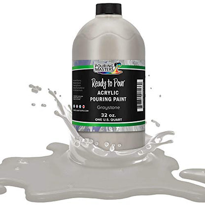 Graystone Acrylic Ready to Pour Pouring Paint (32 Fl Oz)