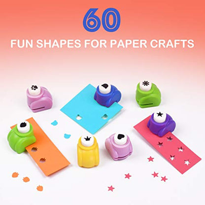 Shape Paper Punch Set (60 Count)