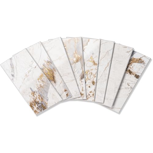 100 Pieces Peel and Stick Backsplash for Kitchen (12.5 Sq Ft)