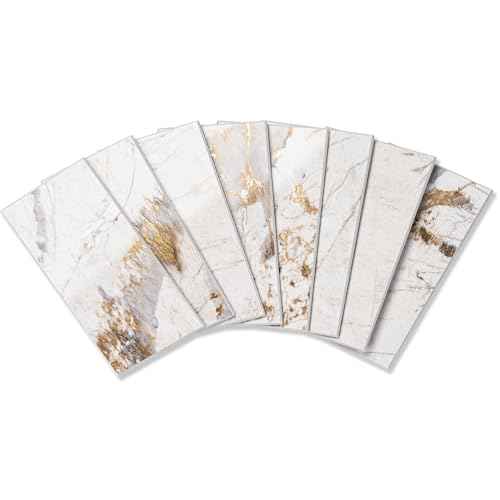 100 Pieces Peel and Stick Backsplash for Kitchen (12.5 Sq Ft)