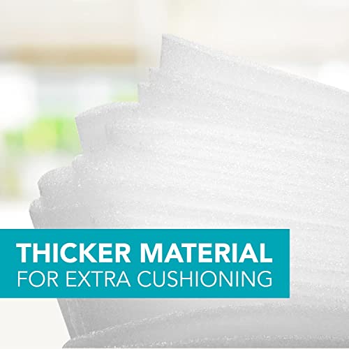 100 Pack Foam Wrap Sheets for Packing Storage Shipping Moving Supplies (100 Count)
